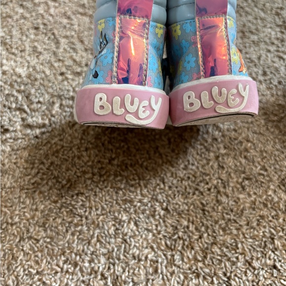 Bundle of Kids High-Top Sneakers with Pink and Blue Accents - Picture 9 of 15